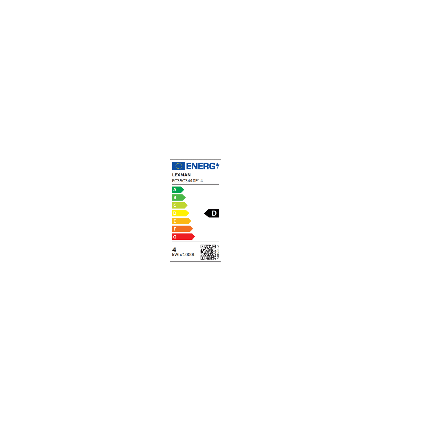 E14 LED bulb = 40W, clear candle shape, natural light