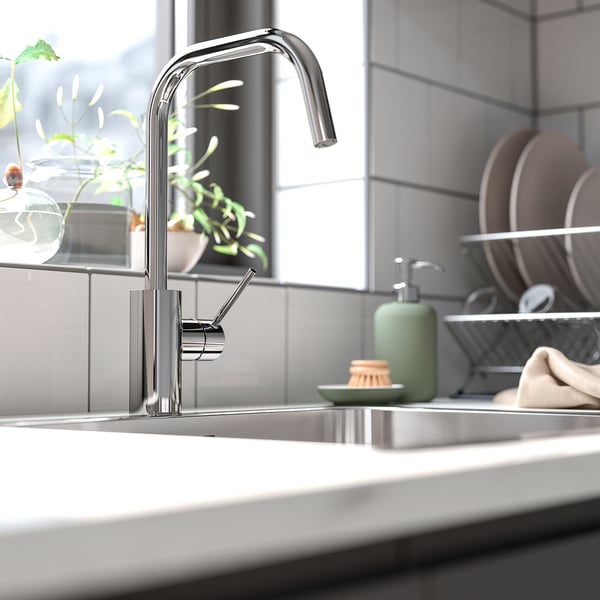 ÄLMAREN kitchen mixer tap, chrome-plated