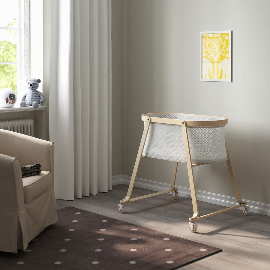 Ikea ÄLSKVÄRD Cradle, birch, 40x73 cm