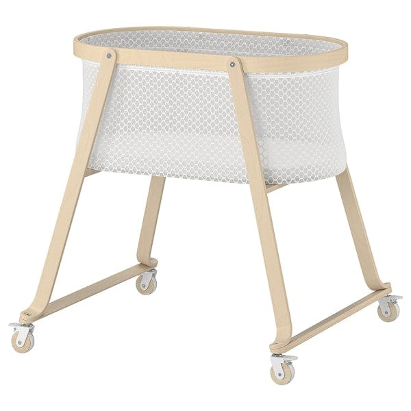 Ikea ÄLSKVÄRD - Cradle with mattress, birch,40x73 cm-695.560.06