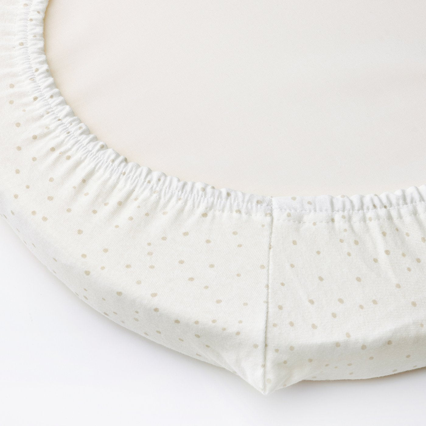 ÄLSKVÄRD fitted sheet for bassinet, clouds/dots/off-white, 41x75 cm, 2 pack