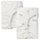 ÄLSKVÄRD fitted sheet for bassinet, clouds/dots/off-white, 41x75 cm, 2 pack