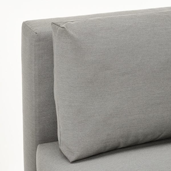 Ikea ÄLVDALEN - 3-seater sofa bed/chaise-longue, Knisa grey-beige ,