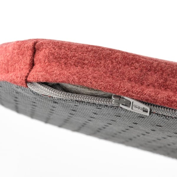 Ikea ÄLVGRÄSMAL - Chair cushion, red , 32.6/31.3x33x3 cm