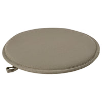 ÄNGSFRÄKEN chair pad, dark beige/in/outdoor, 36 cm