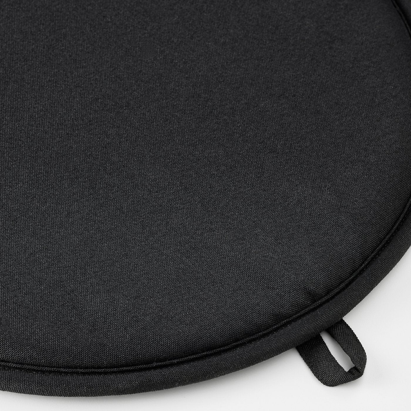 ÄNGSFRÄKEN chair pad, black/in/outdoor, 36 cm
