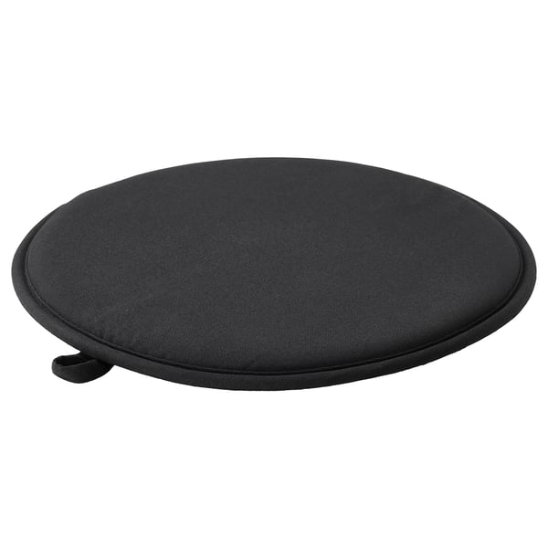 ÄNGSFRÄKEN chair pad, black, 36 cm