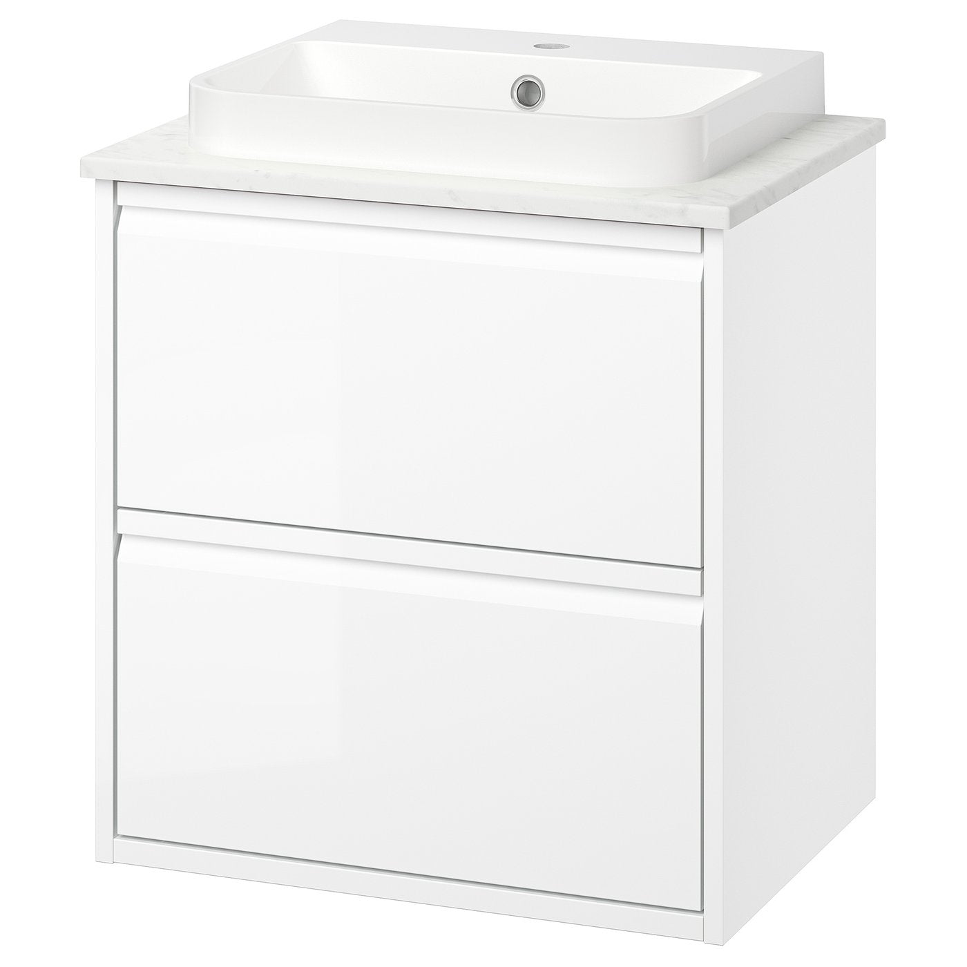 ÄNGSJÖN / BACKSJÖN wash-stnd w drawers/wash-basin, 62.0x70.8x49.0 cm