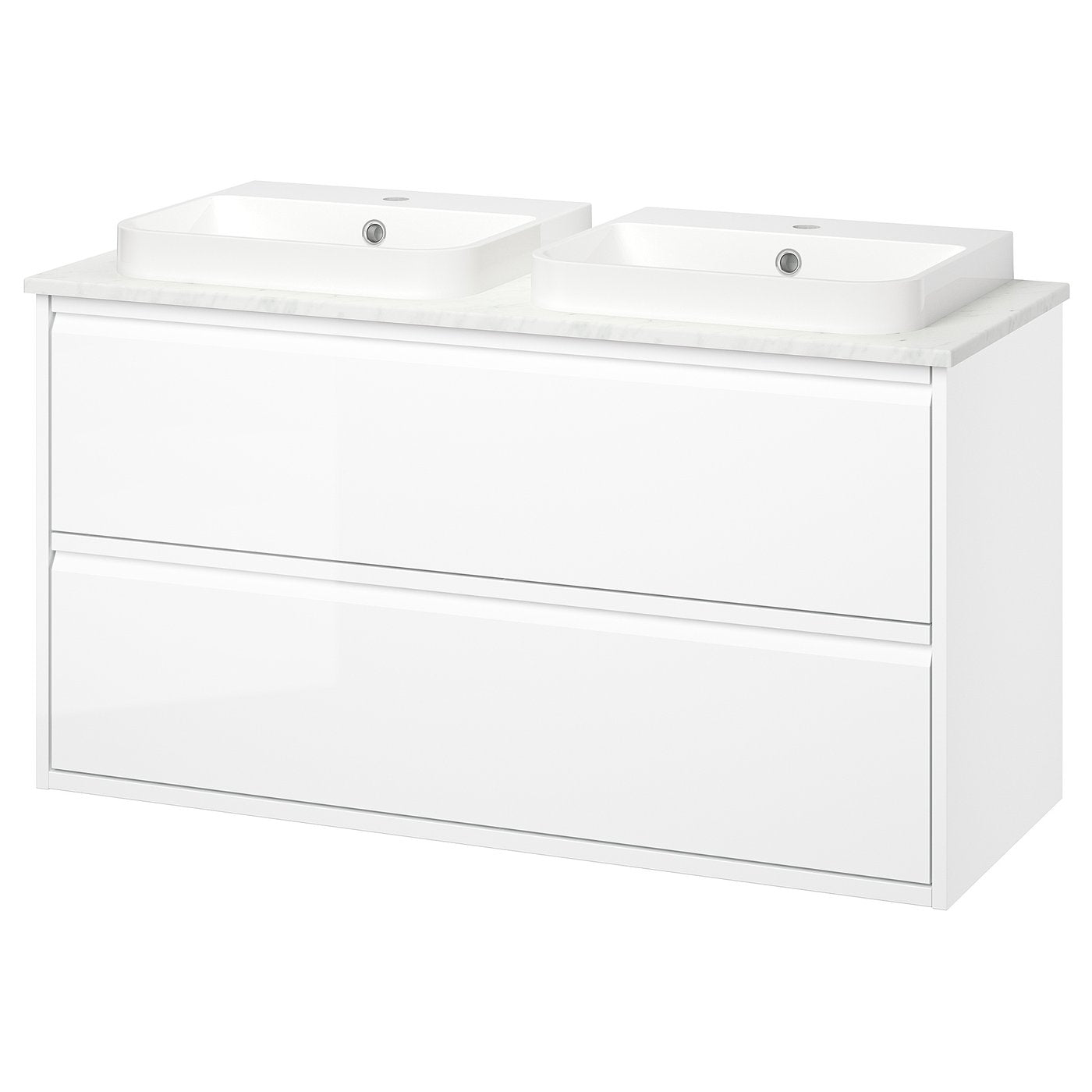 ÄNGSJÖN / BACKSJÖN wash-stnd w drawers/wash-basin, 122.0x70.8x49.0 cm