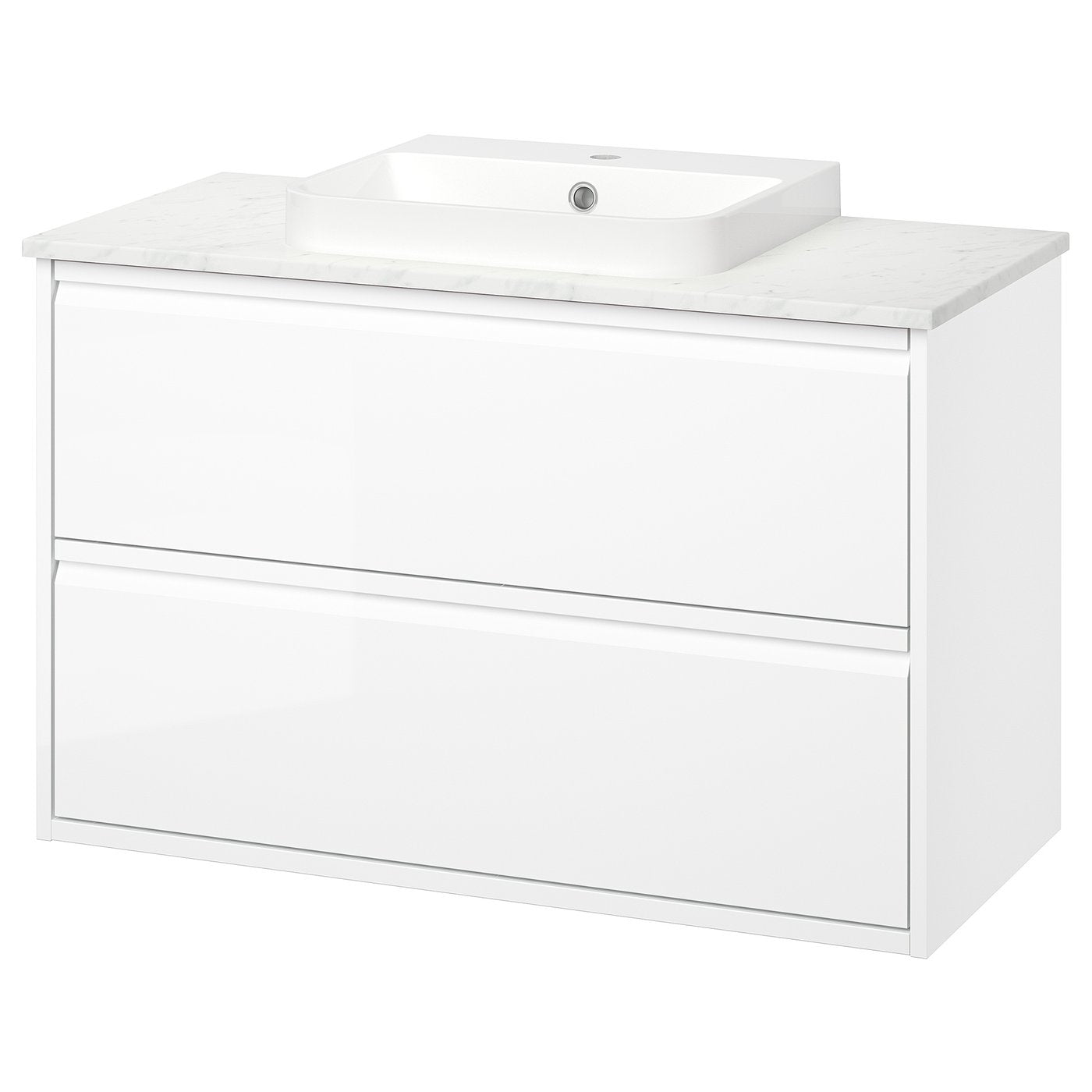 ÄNGSJÖN / BACKSJÖN wash-stnd w drawers/wash-basin, 102.0x70.8x49.0 cm
