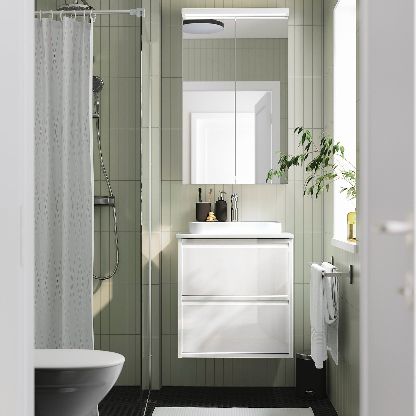 ÄNGSJÖN / BACKSJÖN wash-stnd w drawers/wash-basin, 62.0x70.8x49.0 cm