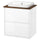 ÄNGSJÖN / BACKSJÖN wash-stnd w drawers/wash-basin, 62.0x70.8x49.0 cm