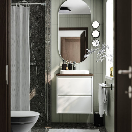 ÄNGSJÖN / BACKSJÖN wash-stnd w drawers/wash-basin, 62.0x70.8x49.0 cm