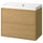 ÄNGSJÖN / BACKSJÖN wash-stnd w drawers/wash-basin, 80.2x68.8x47.5 cm