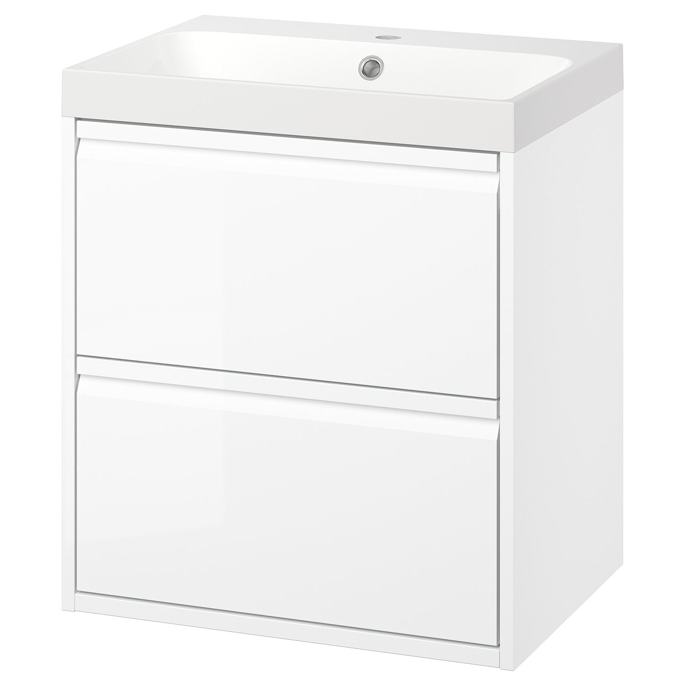 ÄNGSJÖN / BACKSJÖN wash-stnd w drawers/wash-basin, 60.2x68.8x47.5 cm