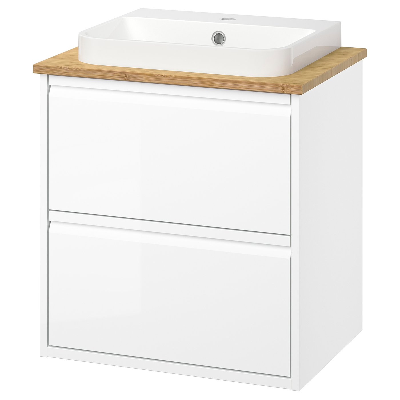 ÄNGSJÖN / BACKSJÖN wash-stnd w drawers/wash-basin, 62.0x70.8x49.0 cm