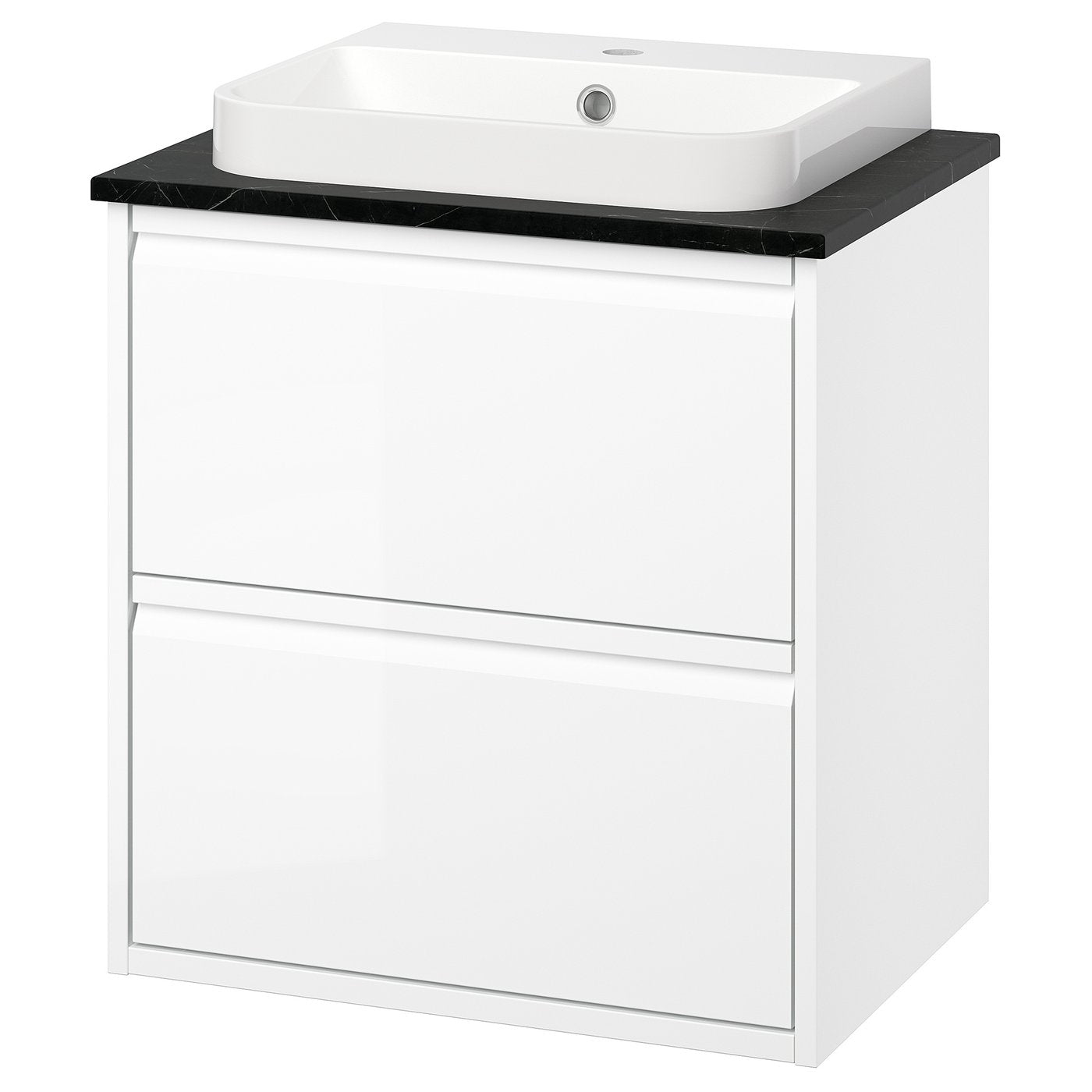 ÄNGSJÖN / BACKSJÖN wash-stnd w drawers/wash-basin, 62.0x70.8x49.0 cm