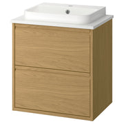 ÄNGSJÖN / BACKSJÖN wash-stnd w drawers/wash-basin, 62.0x70.8x49.0 cm