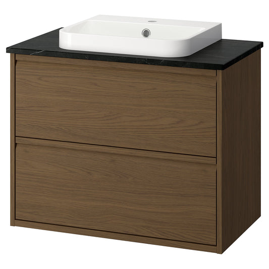 ÄNGSJÖN / BACKSJÖN wash-stnd w drawers/wash-basin, 82.0x70.8x49.0 cm