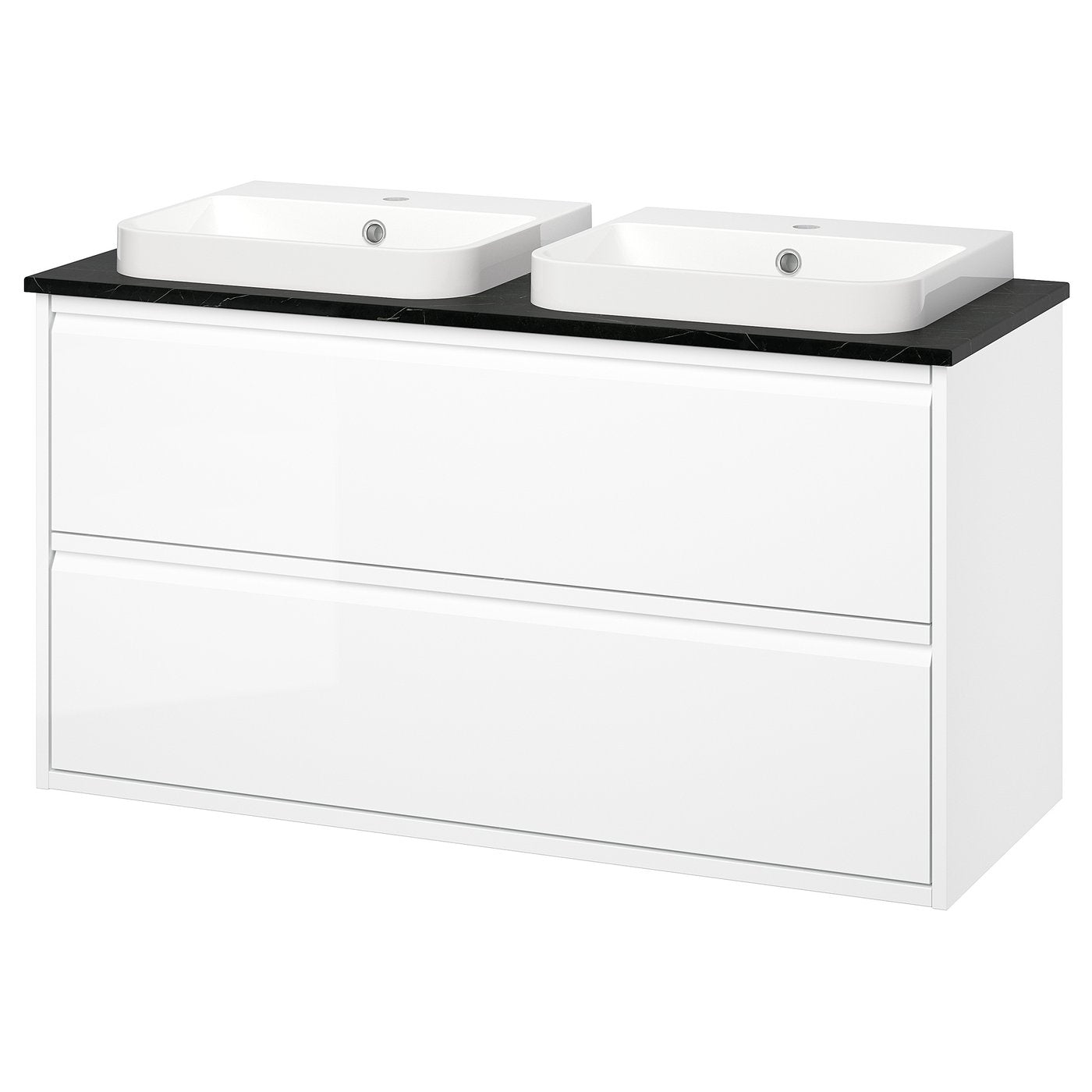 ÄNGSJÖN / BACKSJÖN wash-stnd w drawers/wash-basin, 122.0x70.8x49.0 cm
