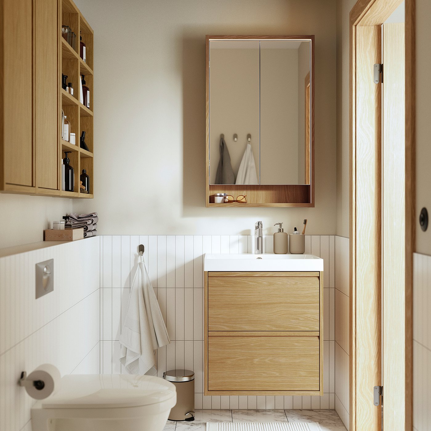 ÄNGSJÖN / BACKSJÖN wash-stnd w drawers/wash-basin, 60.2x68.8x47.5 cm