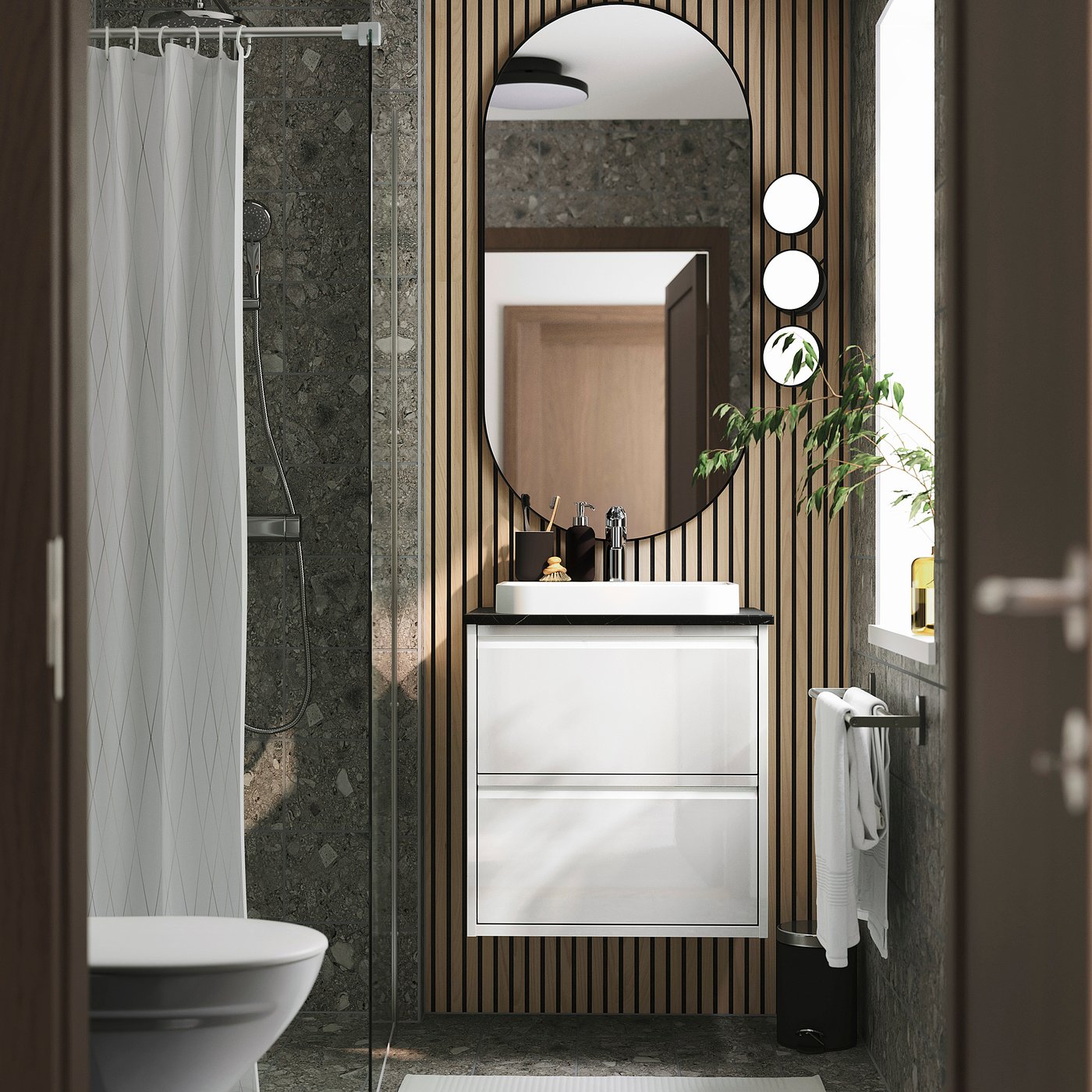 ÄNGSJÖN / BACKSJÖN wash-stnd w drawers/wash-basin, 62.0x70.8x49.0 cm