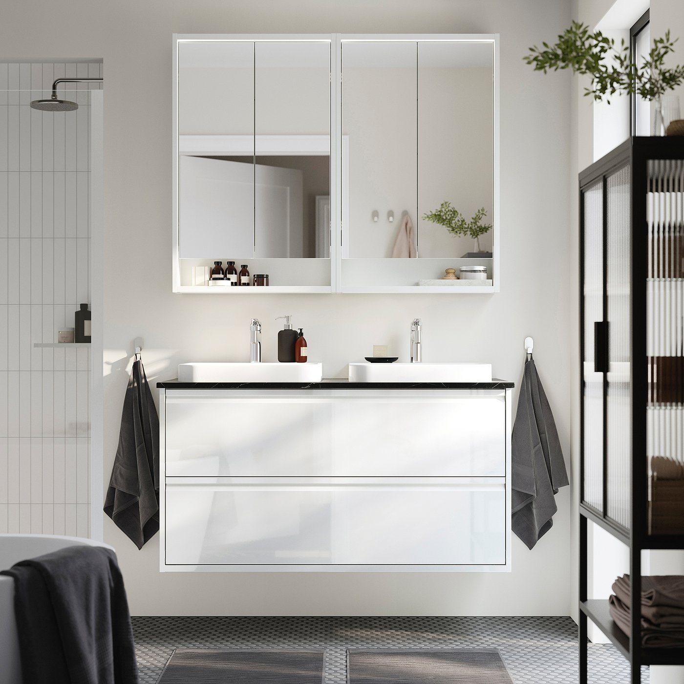 ÄNGSJÖN / BACKSJÖN wash-stnd w drawers/wash-basin, 122.0x70.8x49.0 cm