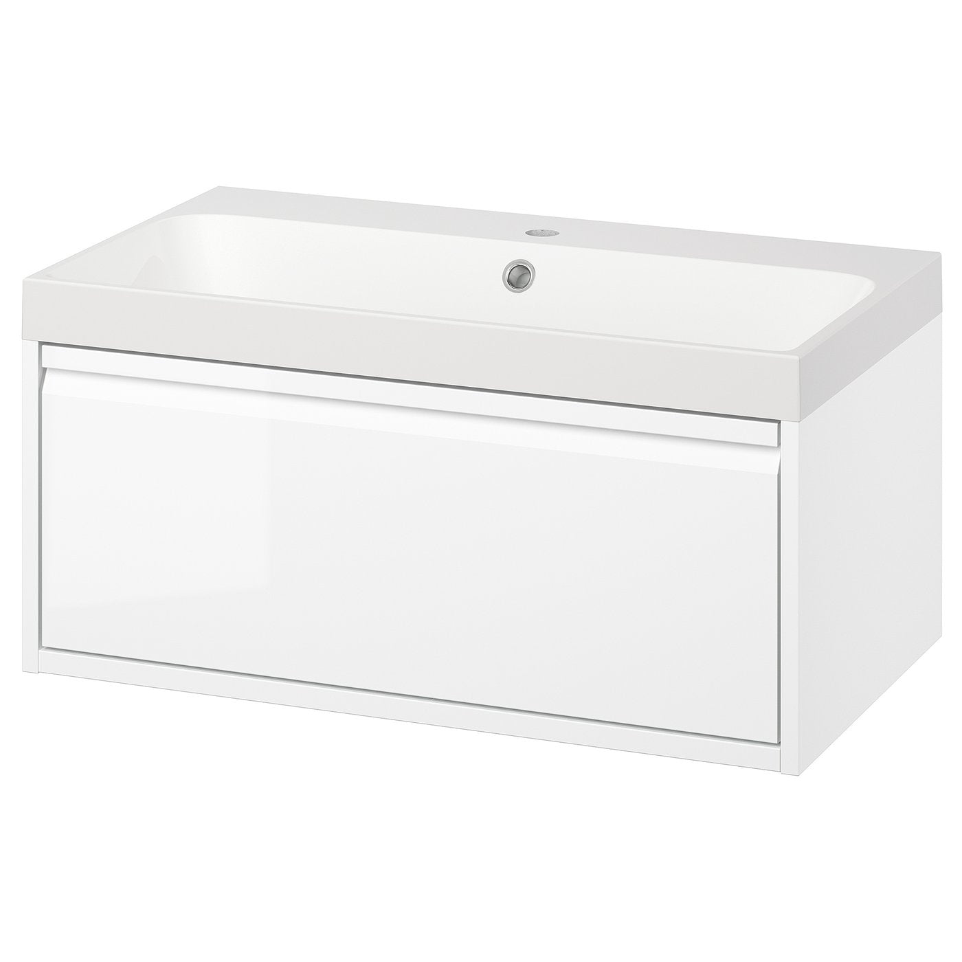 ÄNGSJÖN / BACKSJÖN wash-stnd w drawer/wash-basin, 80.2x38.8x47.5 cm
