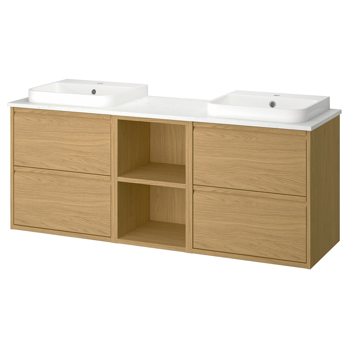 ÄNGSJÖN / BACKSJÖN wash-stand/wash-basins, 162x70.8x49 cm