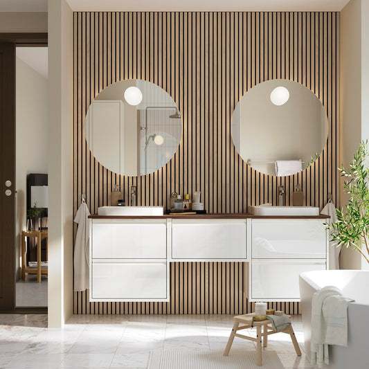 ÄNGSJÖN / BACKSJÖN wash-stand/wash-basins, 182.0x70.8x49.0 cm