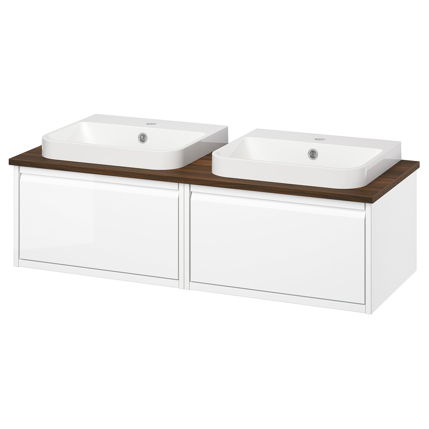 ÄNGSJÖN / BACKSJÖN wash-stand/wash-basins, 122.0x40.8x49.0 cm