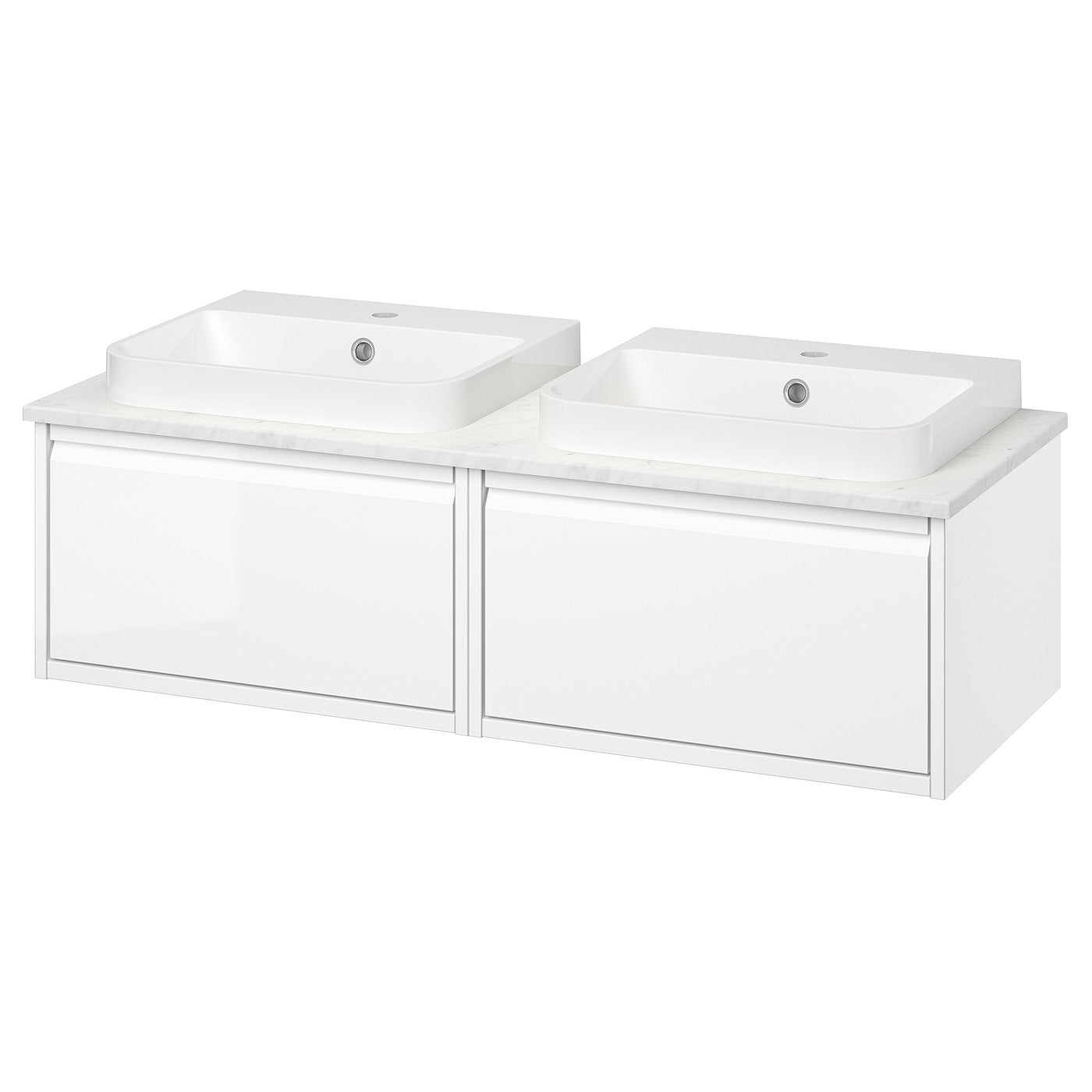ÄNGSJÖN / BACKSJÖN wash-stand/wash-basins, 122.0x40.8x49.0 cm
