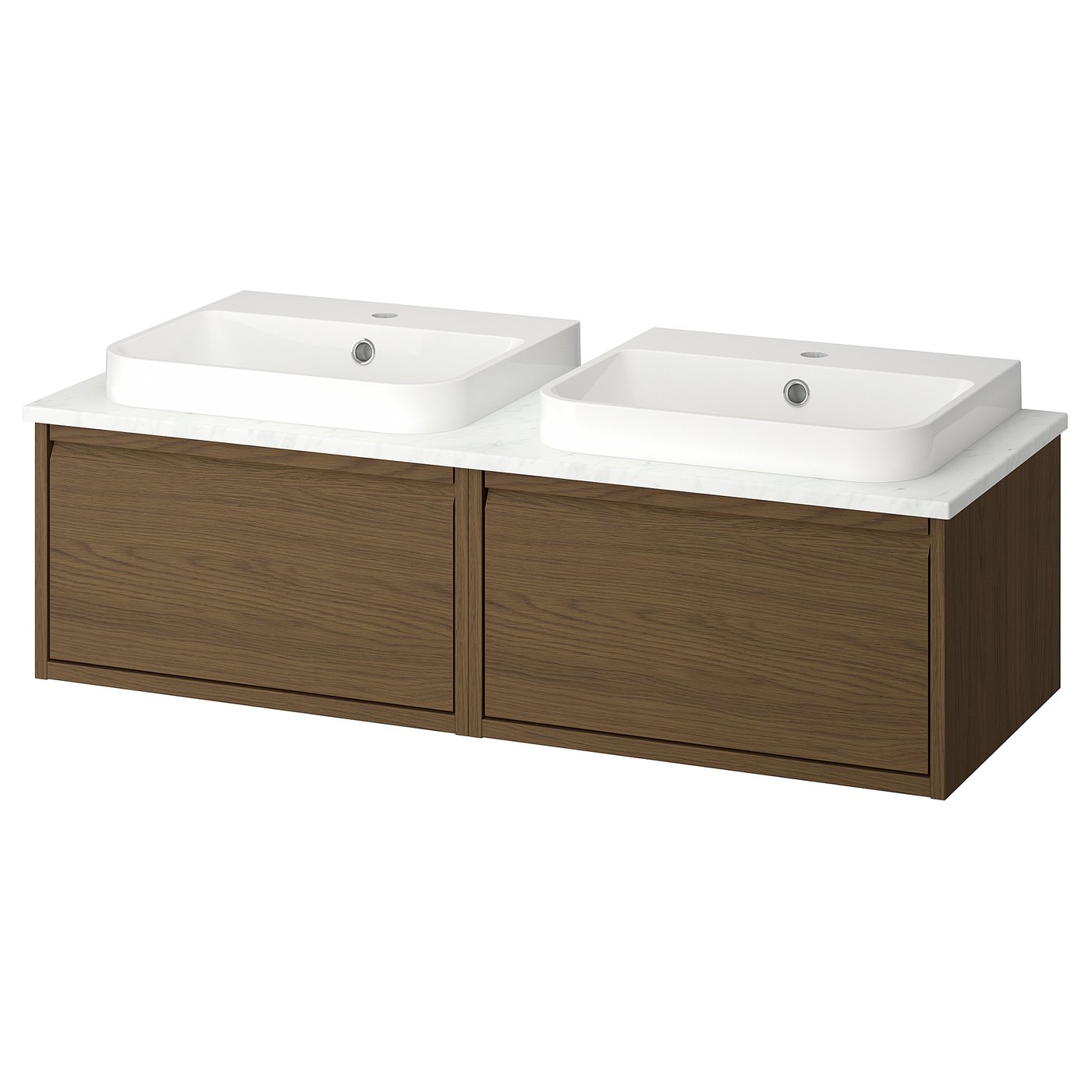 ÄNGSJÖN / BACKSJÖN wash-stand/wash-basins, 122.0x40.8x49.0 cm