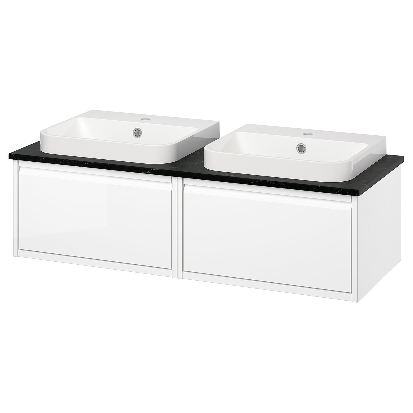 ÄNGSJÖN / BACKSJÖN wash-stand/wash-basins, 122.0x40.8x49.0 cm