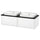 ÄNGSJÖN / BACKSJÖN wash-stand/wash-basins, 122.0x40.8x49.0 cm