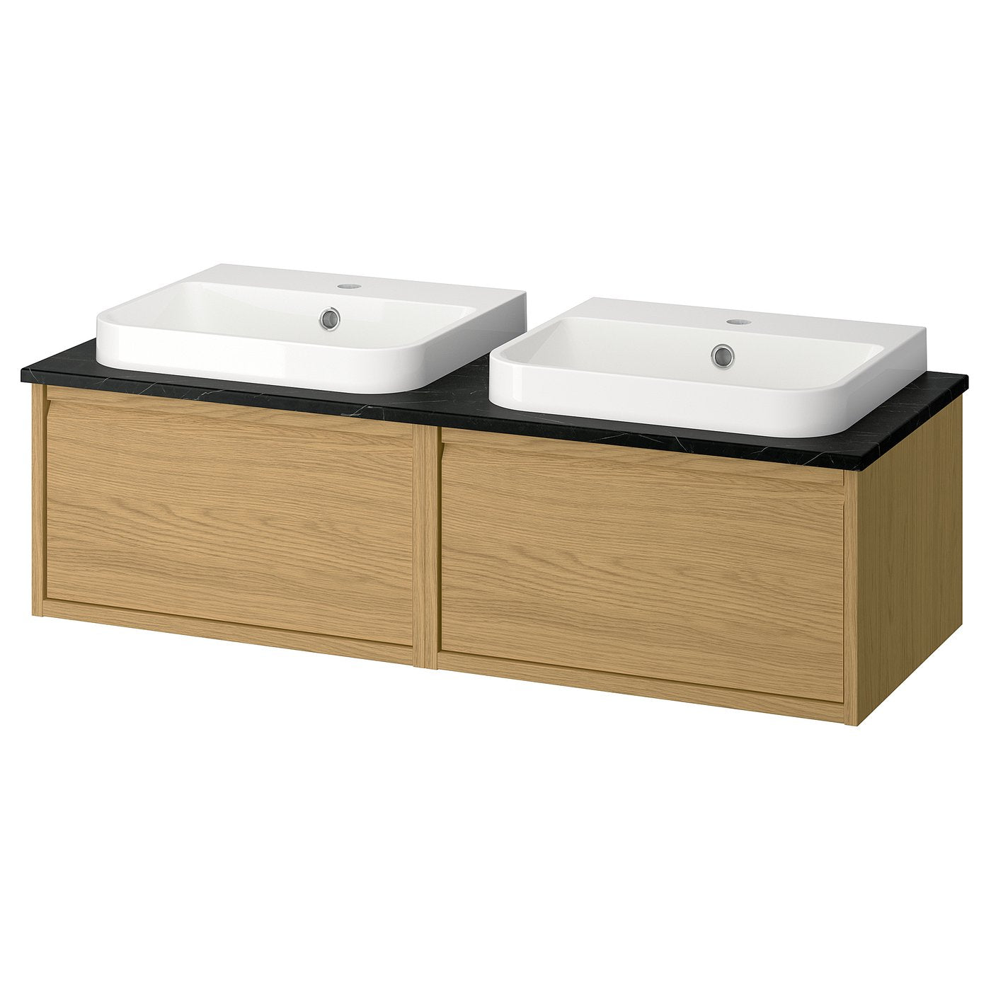 ÄNGSJÖN / BACKSJÖN wash-stand/wash-basins, 122.0x40.8x49.0 cm