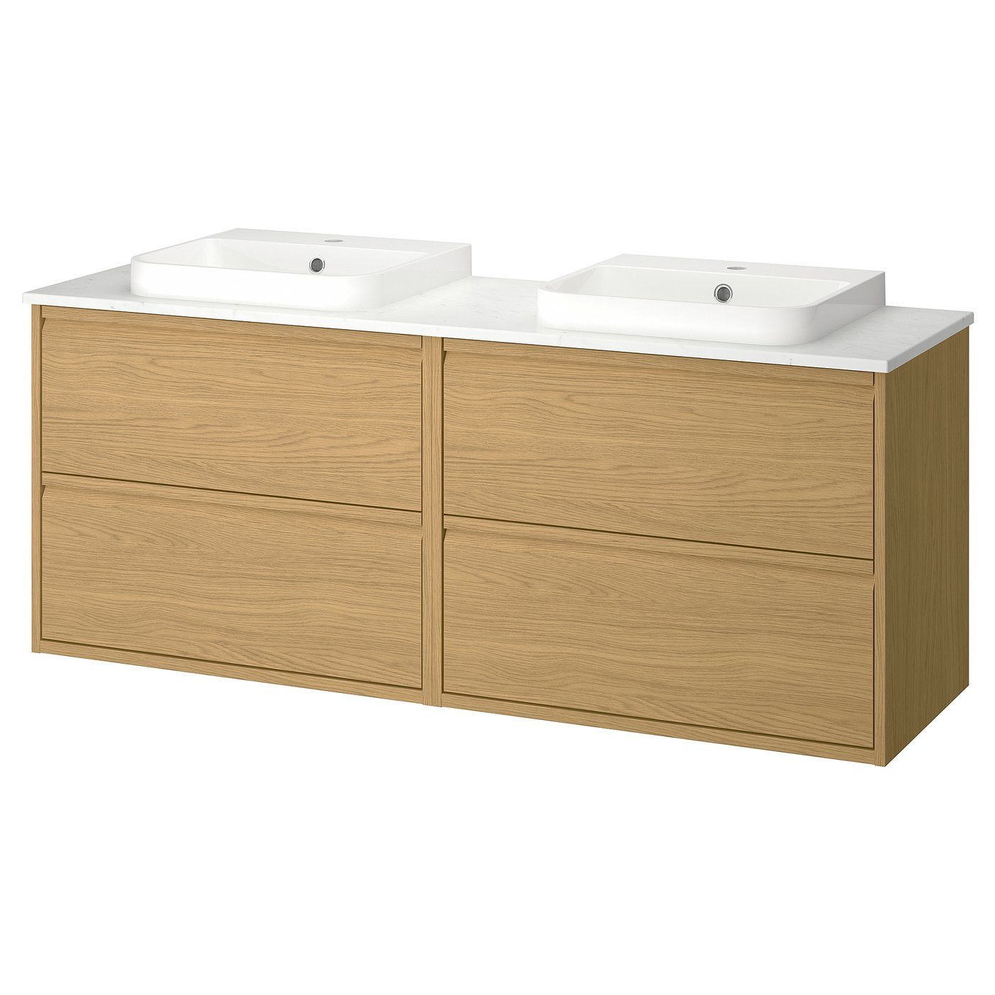 ÄNGSJÖN / BACKSJÖN wash-stand/wash-basins, 162x70.8x49 cm
