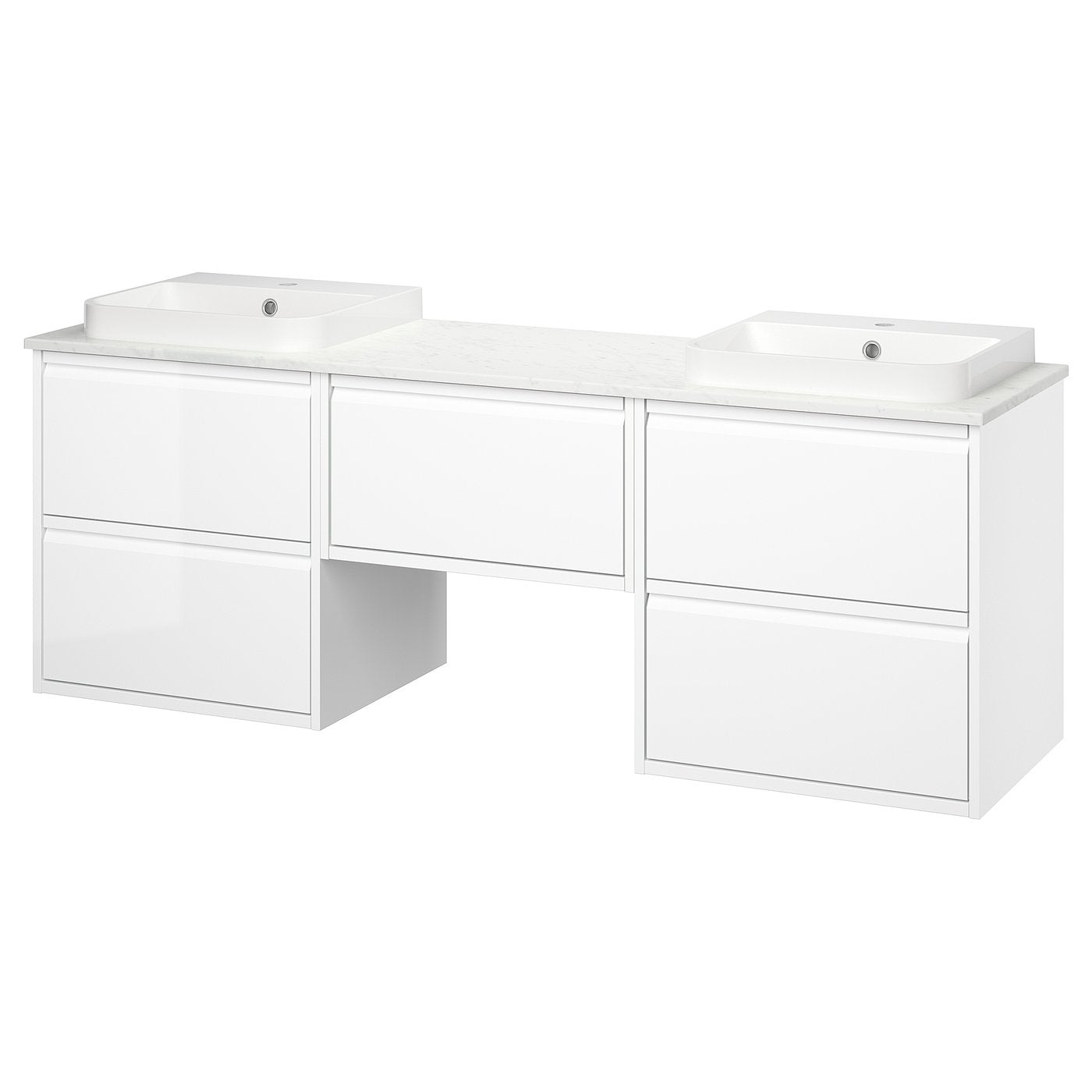 ÄNGSJÖN / BACKSJÖN wash-stand/wash-basins, 182.0x70.8x49.0 cm