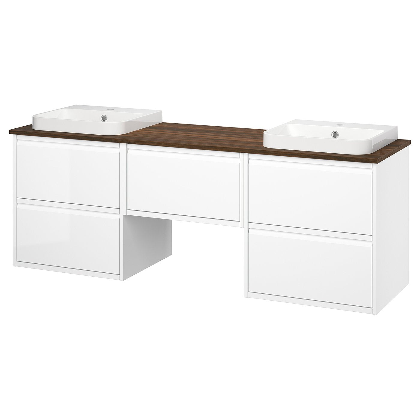 ÄNGSJÖN / BACKSJÖN wash-stand/wash-basins, 182.0x70.8x49.0 cm
