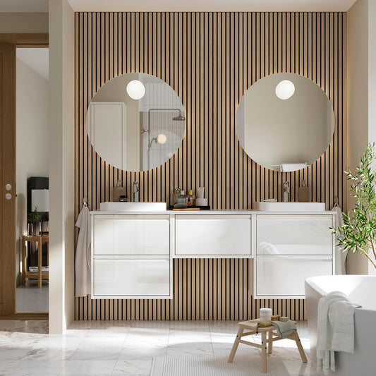 ÄNGSJÖN / BACKSJÖN wash-stand/wash-basins, 182.0x70.8x49.0 cm
