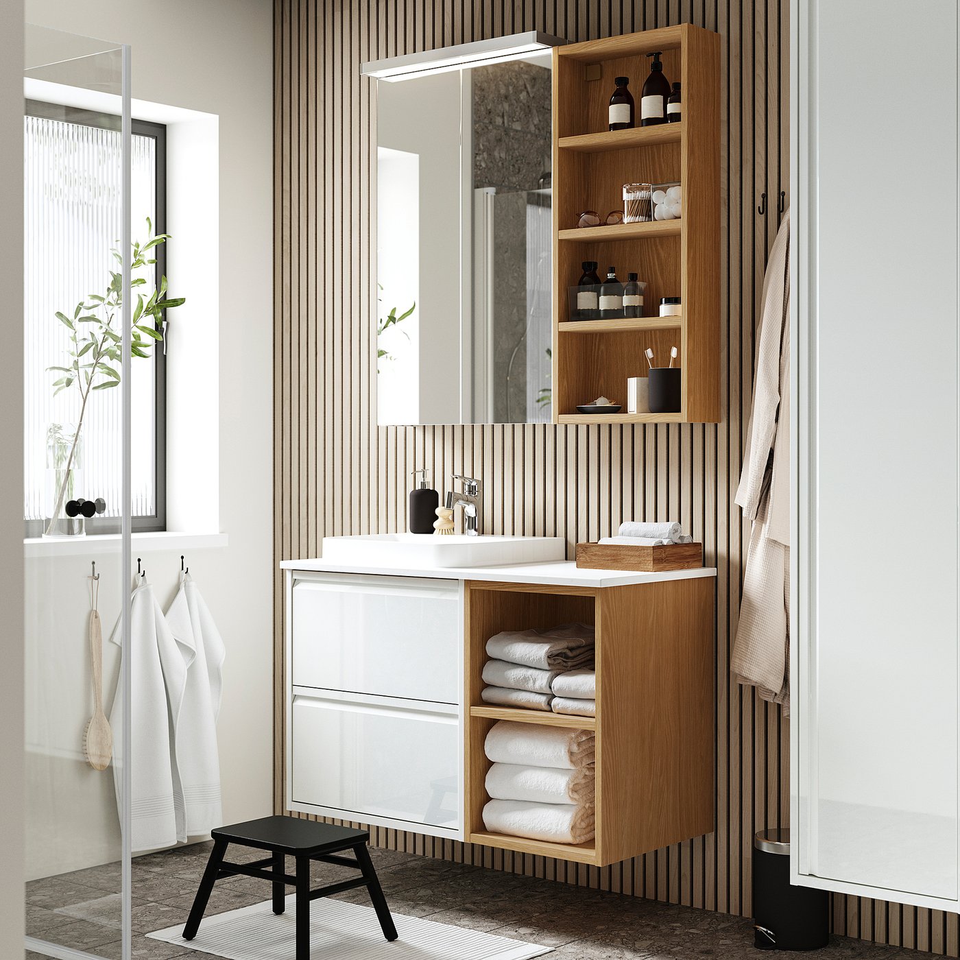 ÄNGSJÖN / BACKSJÖN wash-stand/wash-basin, 102.0x70.8x49.0 cm
