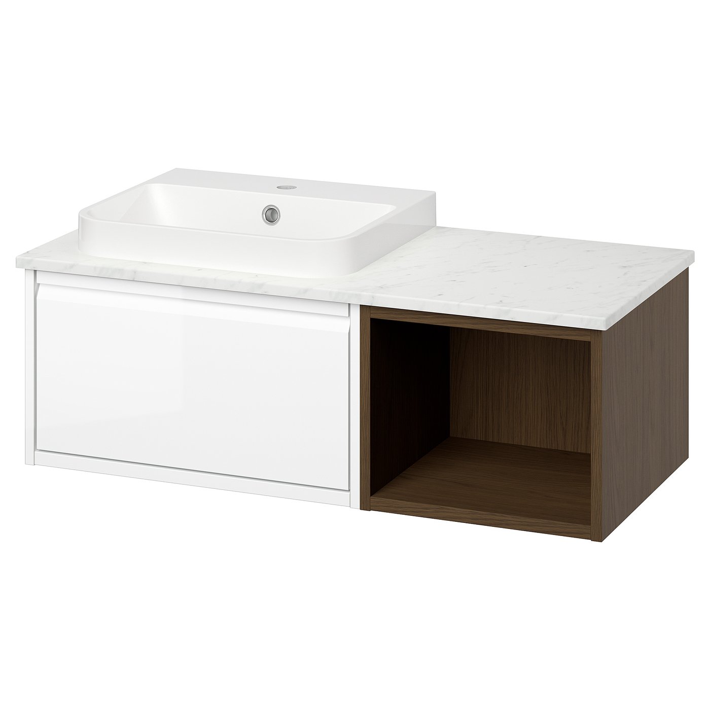 ÄNGSJÖN / BACKSJÖN wash-stand/wash-basin, 102.0x40.8x49.0 cm
