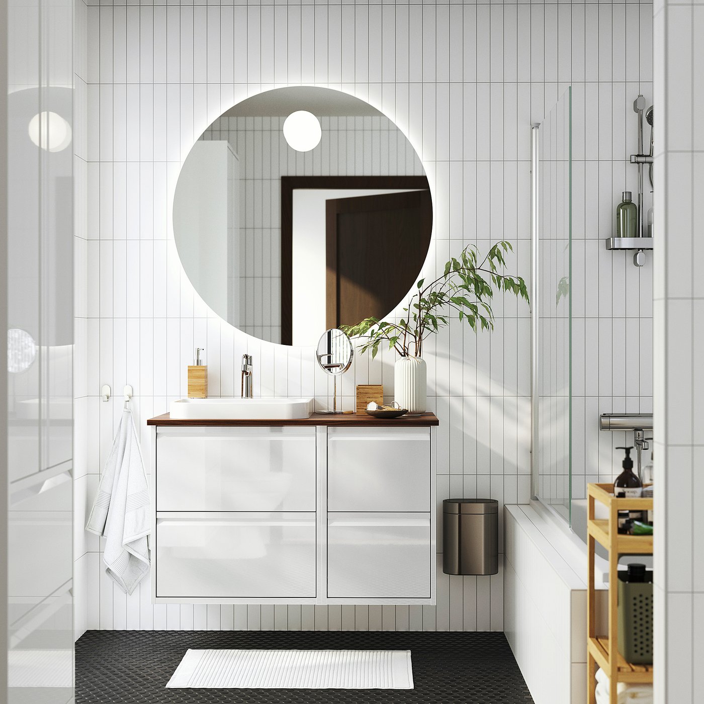 ÄNGSJÖN / BACKSJÖN wash-stand/wash-basin, 102.0x70.8x49.0 cm