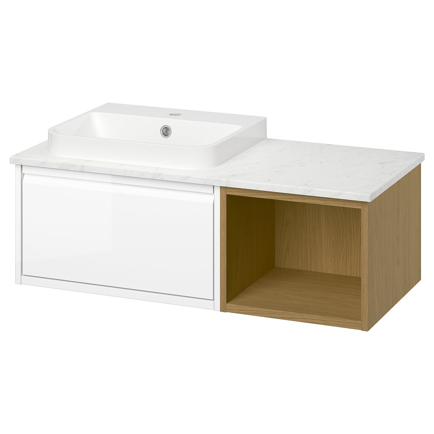 ÄNGSJÖN / BACKSJÖN wash-stand/wash-basin, 102.0x40.8x49.0 cm