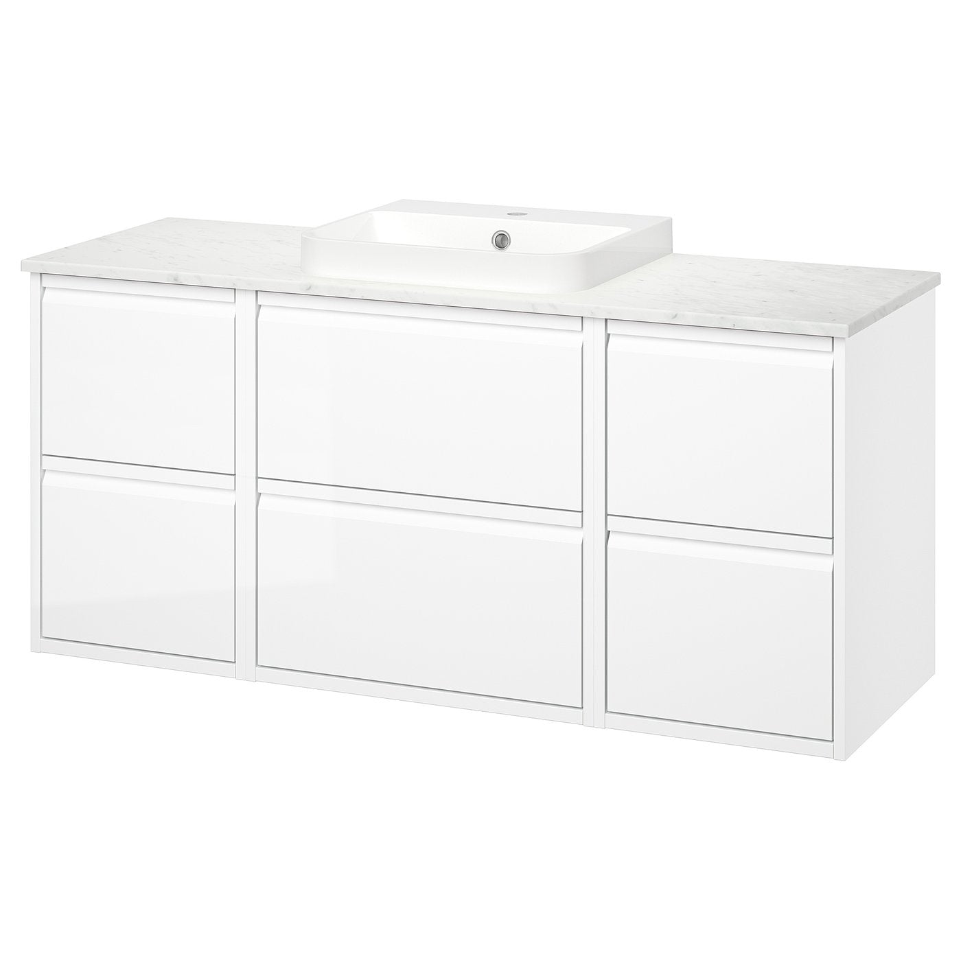 ÄNGSJÖN / BACKSJÖN wash-stand/wash-basin, 142.0x70.8x49.0 cm