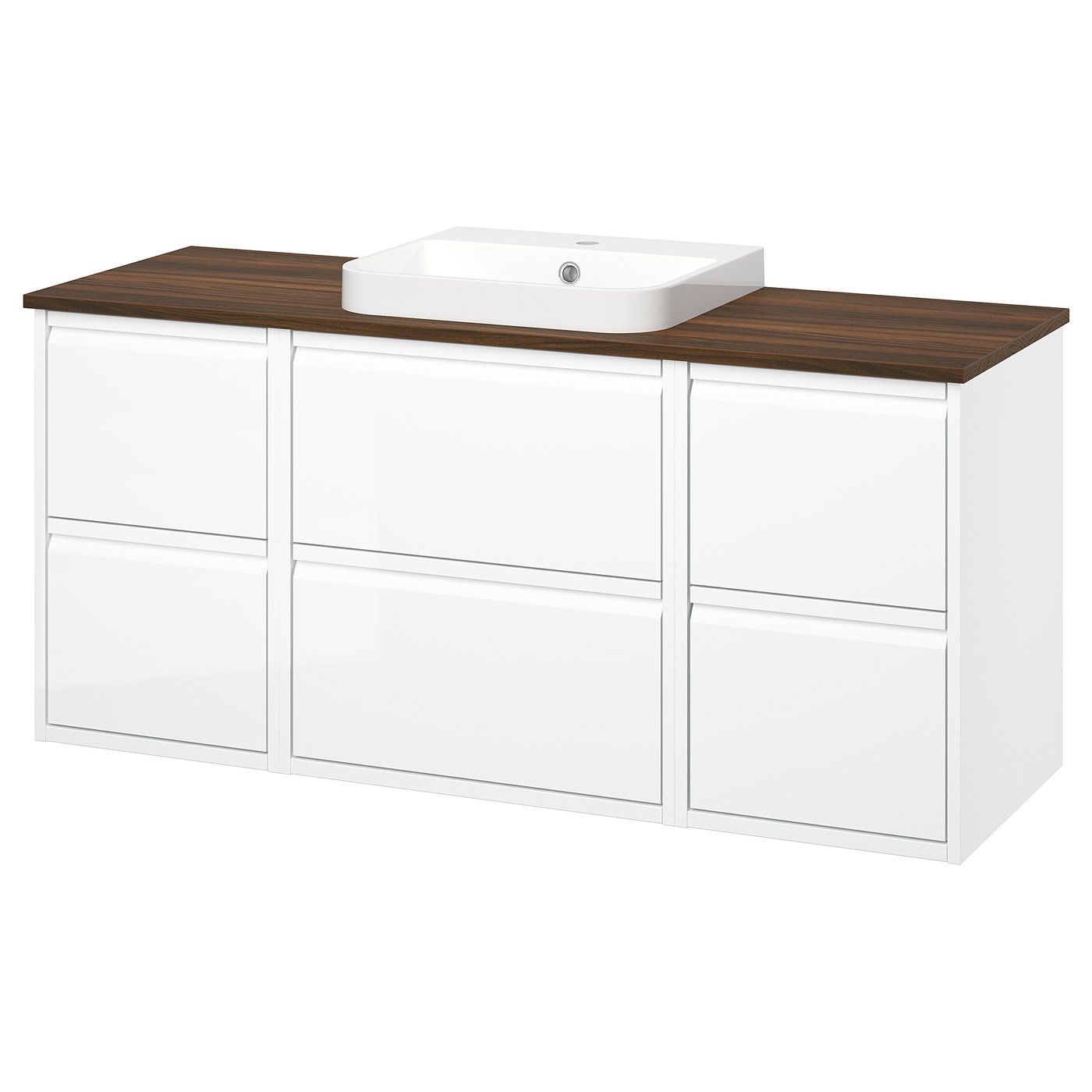 ÄNGSJÖN / BACKSJÖN wash-stand/wash-basin, 142.0x70.8x49.0 cm