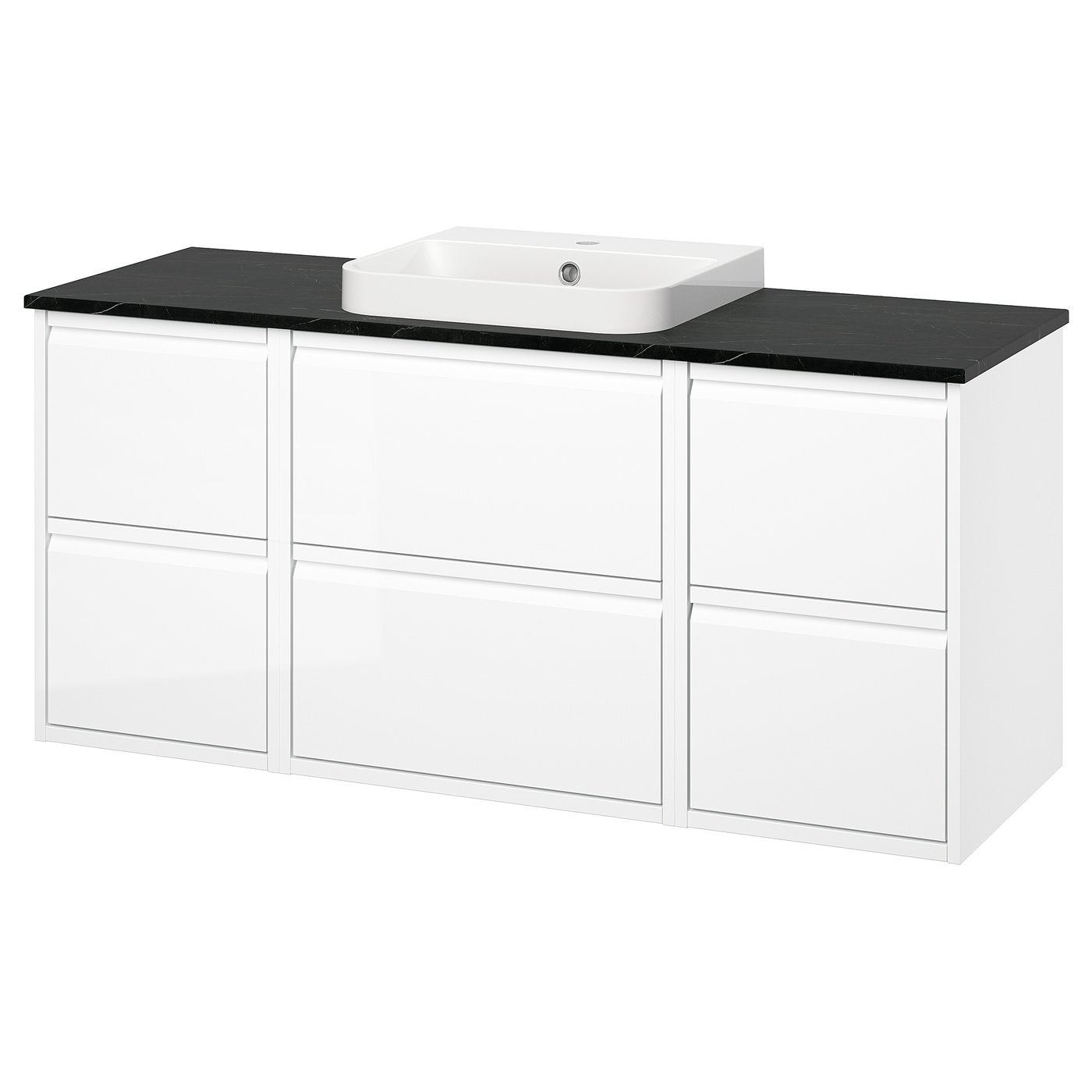 ÄNGSJÖN / BACKSJÖN wash-stand/wash-basin, 142.0x70.8x49.0 cm