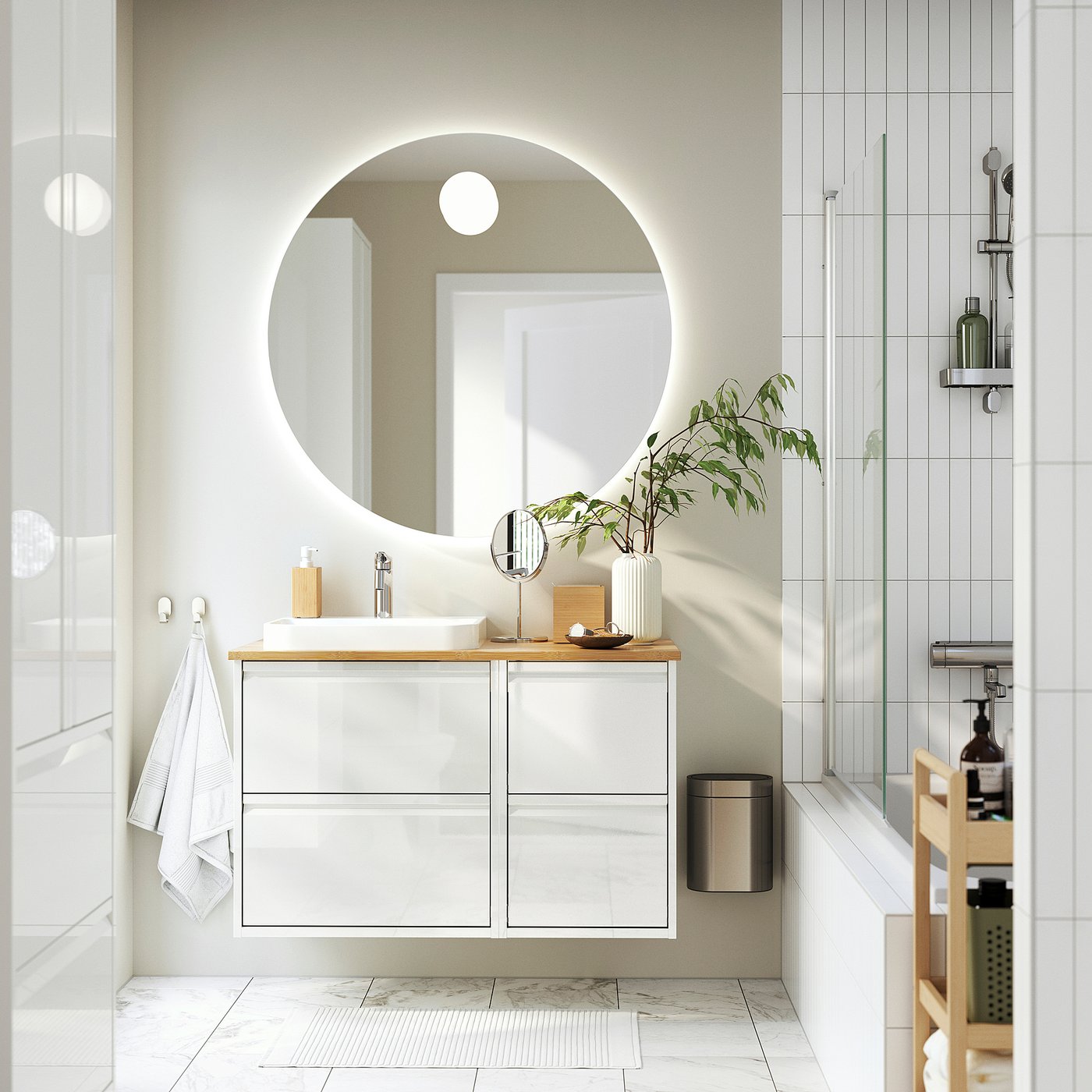 ÄNGSJÖN / BACKSJÖN wash-stand/wash-basin, 102.0x70.8x49.0 cm