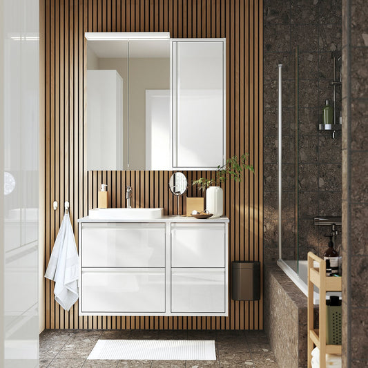 ÄNGSJÖN / BACKSJÖN wash-stand/wash-basin, 102.0x70.8x49.0 cm