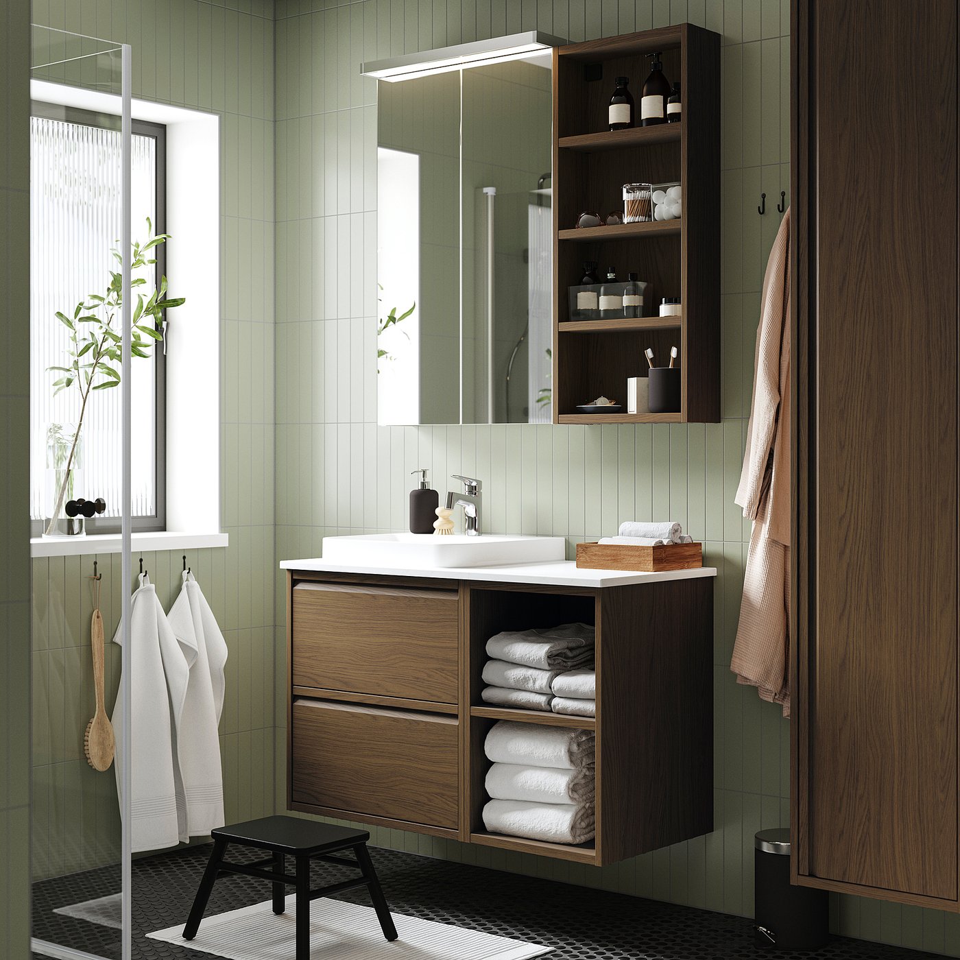 ÄNGSJÖN / BACKSJÖN wash-stand/wash-basin, 102.0x70.8x49.0 cm